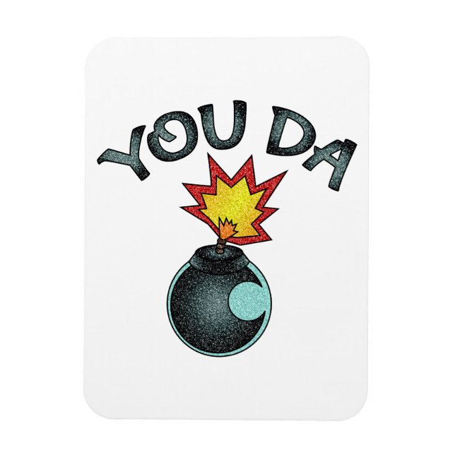 Du Da Glitter Bomb Magnet (Vertikal)