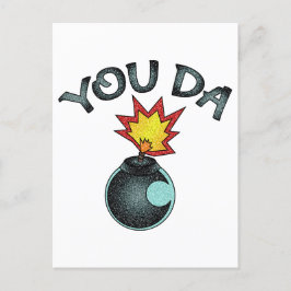 Du Da Glitter Bomb Vykort