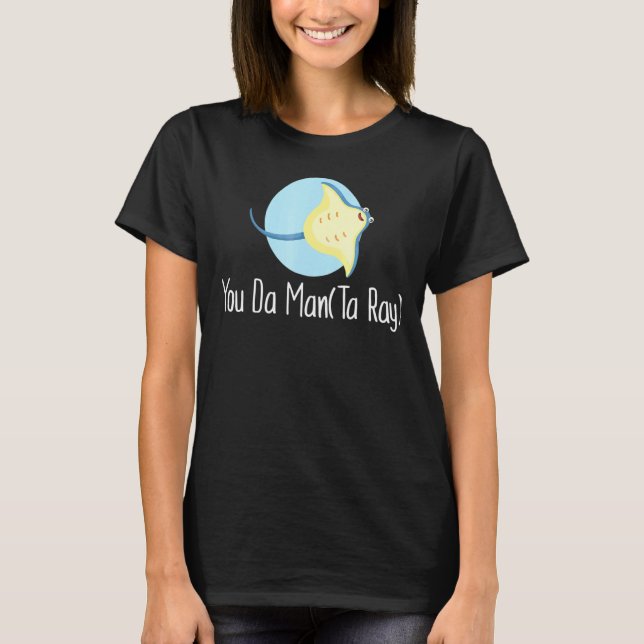 Du Da Man Ta Ray Marine T Shirt (Framsida)