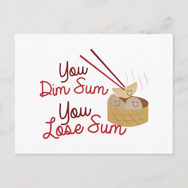 Du Dim Sum Vykort (Framsida)