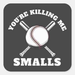 Du Döda Mig Smått Baseboll Fyrkantigt Klistermärke