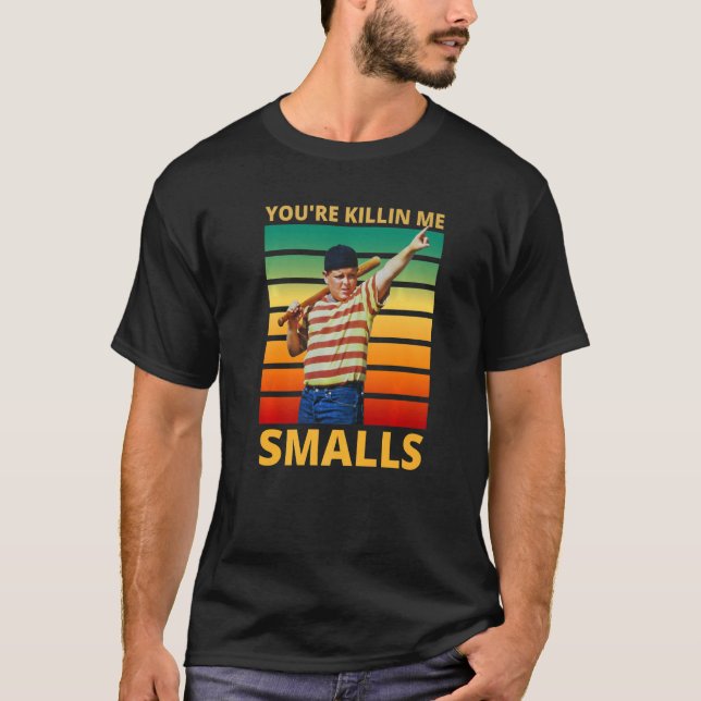 Du Dödar Mig Smalls Baseboll  Uttryck T Shirt (Framsida)