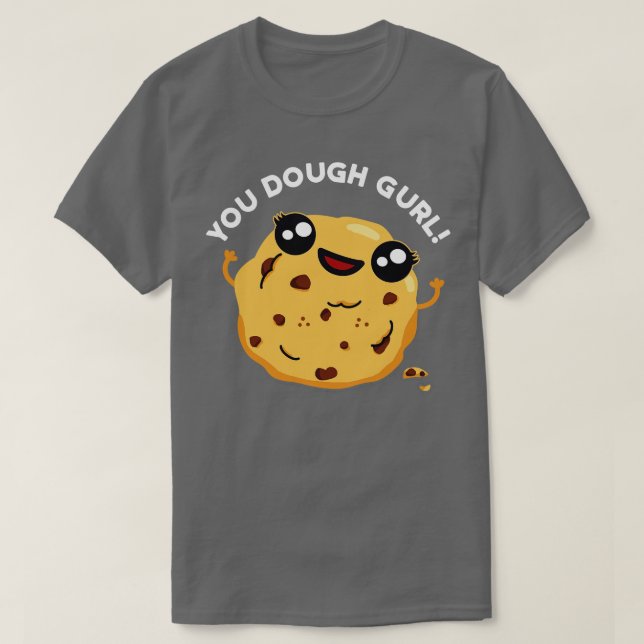 Du Dough Gurl Cute Baking Pun T Shirt (Design framsida)