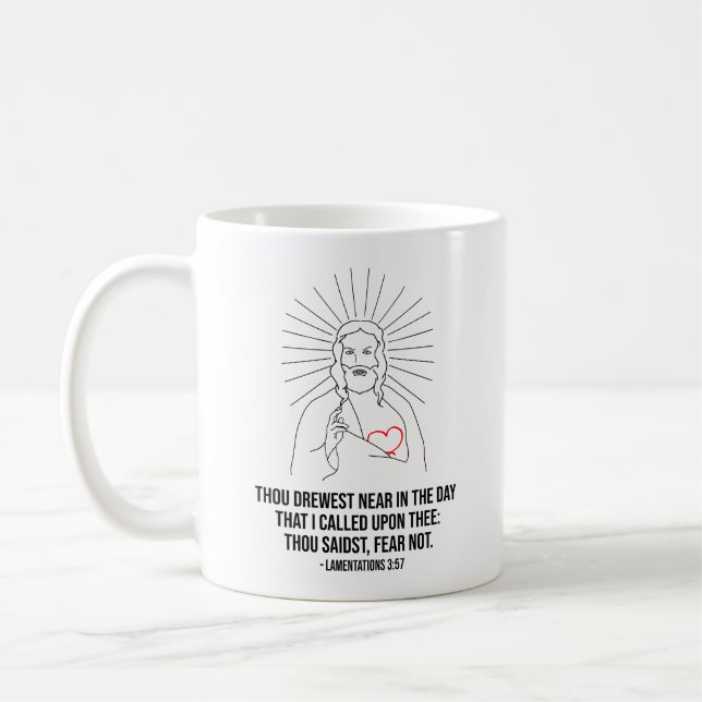Du drömde nästan på dagen kaffemugg (Vänster)