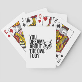 Du drömmer om Uggla också? Casinokort