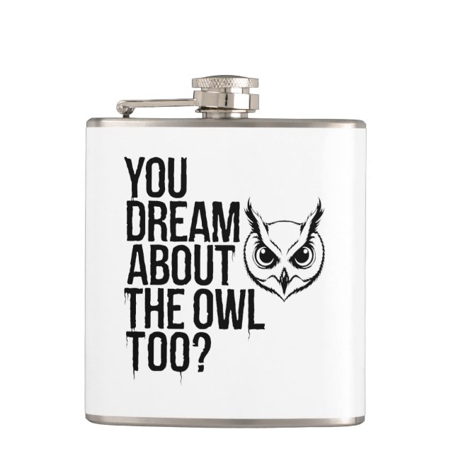 Du drömmer om Uggla också? Fickplunta (Framsidan)