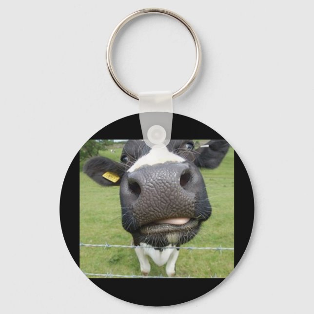 Du dukar Cow Nyckelring (Framsida)