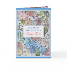 Du får bättre tackkort för världen