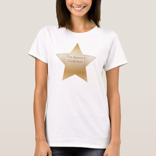 Du får en Guld Star! Tee (Framsida)