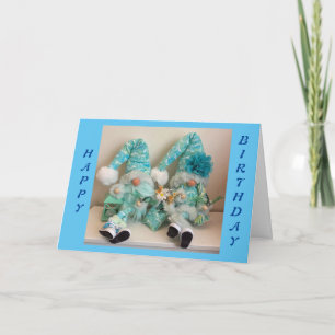 DU FÅR ETT "TWIN" BIRTHDAY-KORT KORT