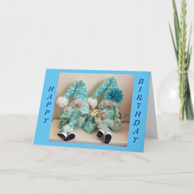 DU FÅR ETT "TWIN" BIRTHDAY-KORT KORT (Framsida)