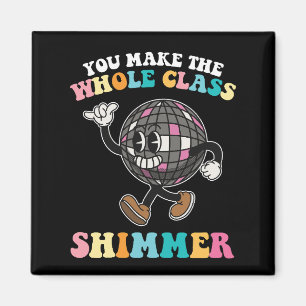 Du får hela klassen att skimra groovy retro magnet