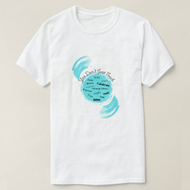 Du får inte bara lära dig. t shirt (Design framsida)