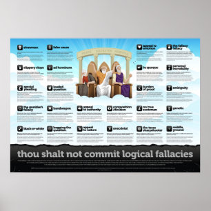 Du får inte begå logiska misstag poster