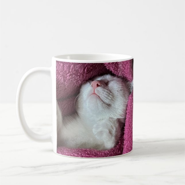 Du får mig att känna mig älskad kaffemugg (Vänster)