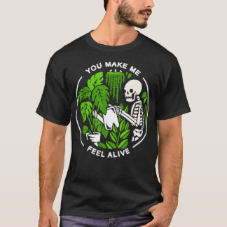 Du får mig att känna mig levande Skeleton  T Shirt