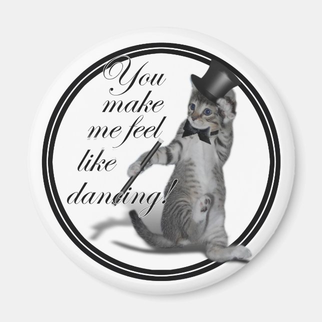 Du får mig att känna mig som Dancing! Tap Dancing  Magnet (Framsidan)