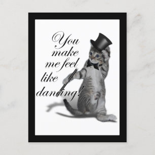 Du får mig att känna mig som Dancing! Tap Dancing Vykort