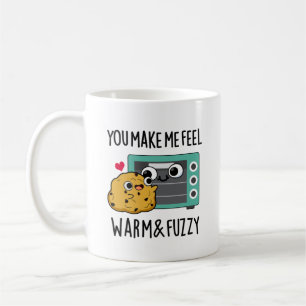Du får mig att känna mig varm och Fuzzy Funny Oven Kaffemugg