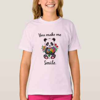 Du Får Mig Att Le Cute Panda T Shirt
