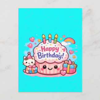 Du Får Mig Att Le Glad Djur Blommig Välkomstkort Vykort