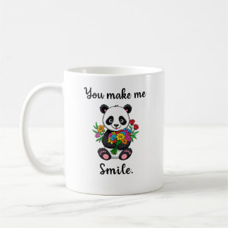 Du Får Mig Att Le Söt Panda Kaffemugg
