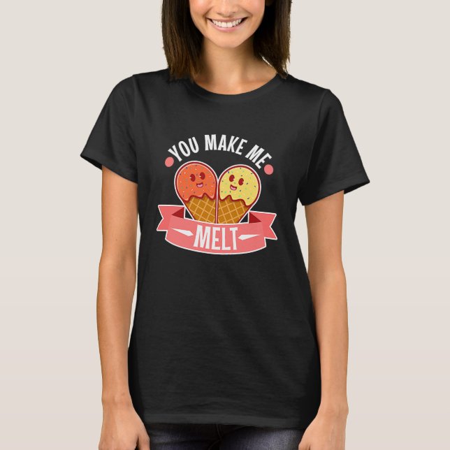 Du får mig att smälta  5 t shirt (Framsida)