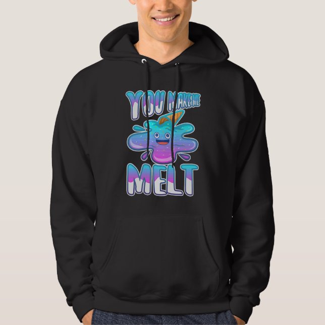 Du får mig att smälta  7 hoodie (Framsida)
