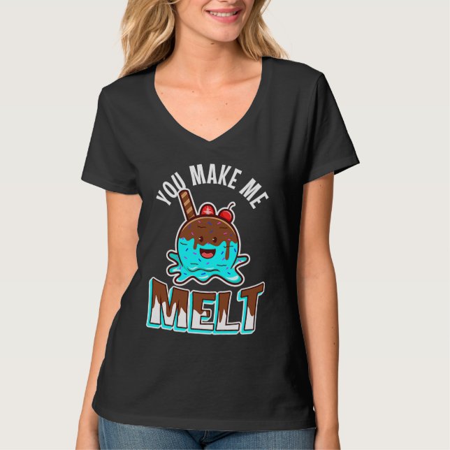 Du får mig att smälta t shirt (Framsida)