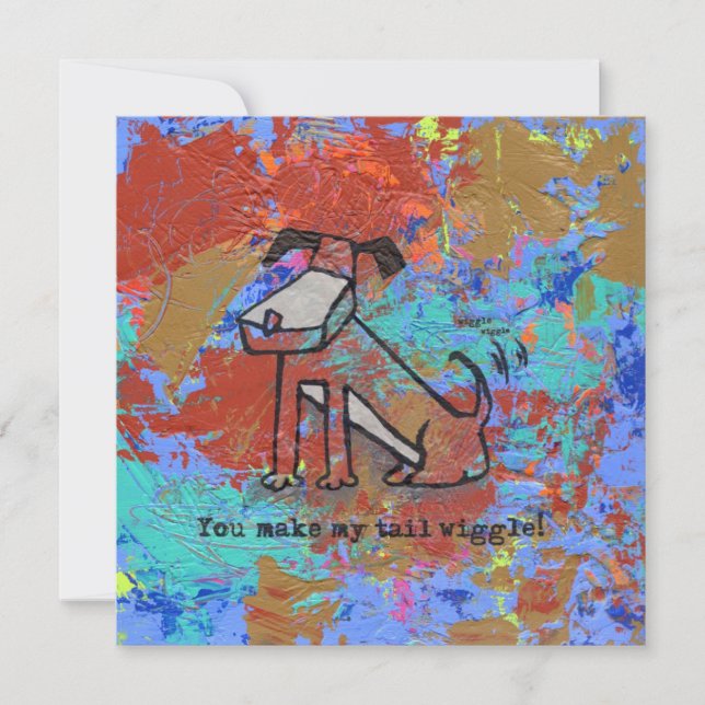 Du får min svan att vrida! inbjudningar (Framsida)