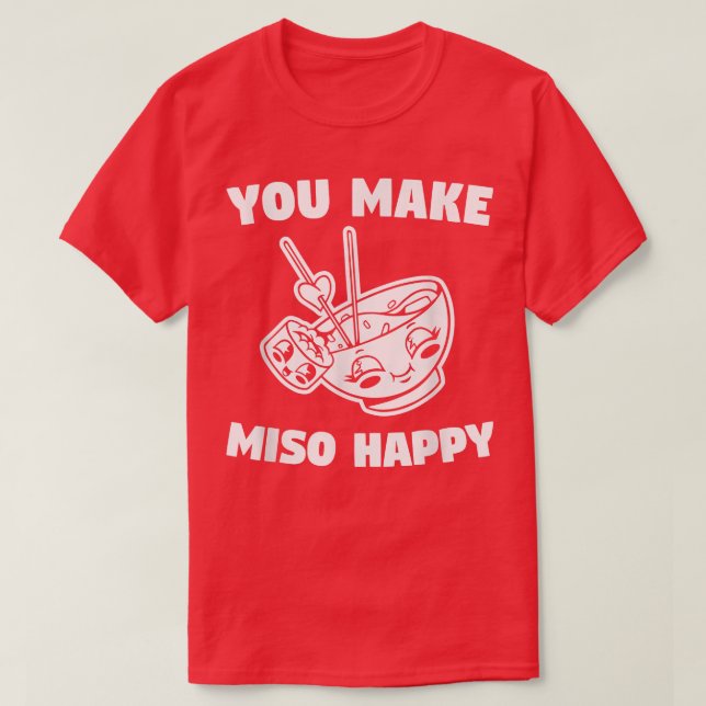 Du får Miso Lycklig Bröllop att Frieri Giftermål B T Shirt (Design framsida)
