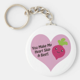 Du får mitt hjärta att hoppa över ett slag nyckelring