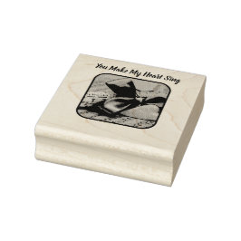 Du Får Mitt Hjärta Att Sjunga Gummistämpel Stämpel