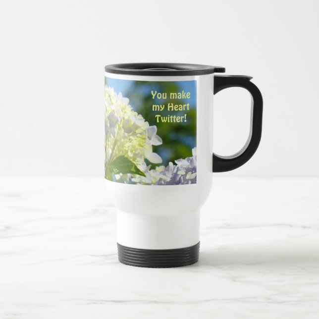 Du får mitt hjärta att Twitter! Kaffe kopp (Höger)