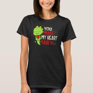 Du får mitt hjärta Saur Dinosaurieälskare Alla hjä T Shirt
