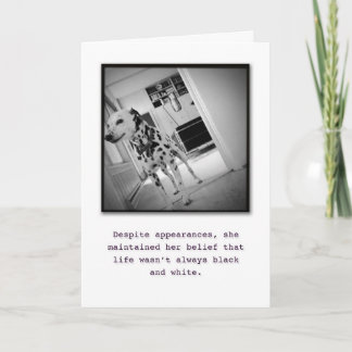 Du färgar min värld. Tack! Tack Kort