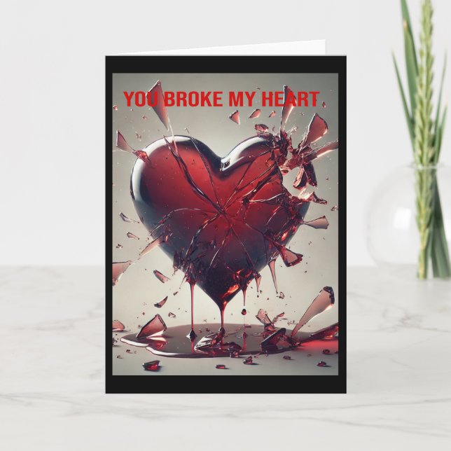 Du Fattiga mitt hjärta. Kort (Framsida)