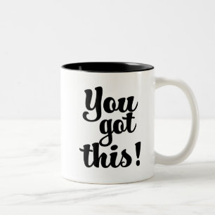 Du fick detta motivational kaffemuggordstäv Två-Tonad mugg