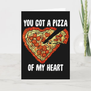 Du Fick En Pizza Av Mitt Hjärta Tröja Rolig Pizza Kort