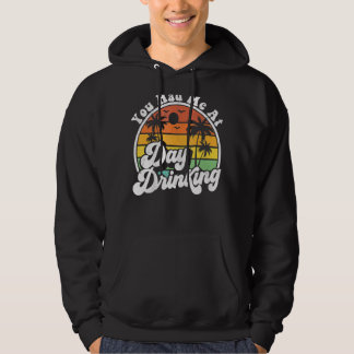 Du fick mig att dricka Retro Beach sommar Hoodie