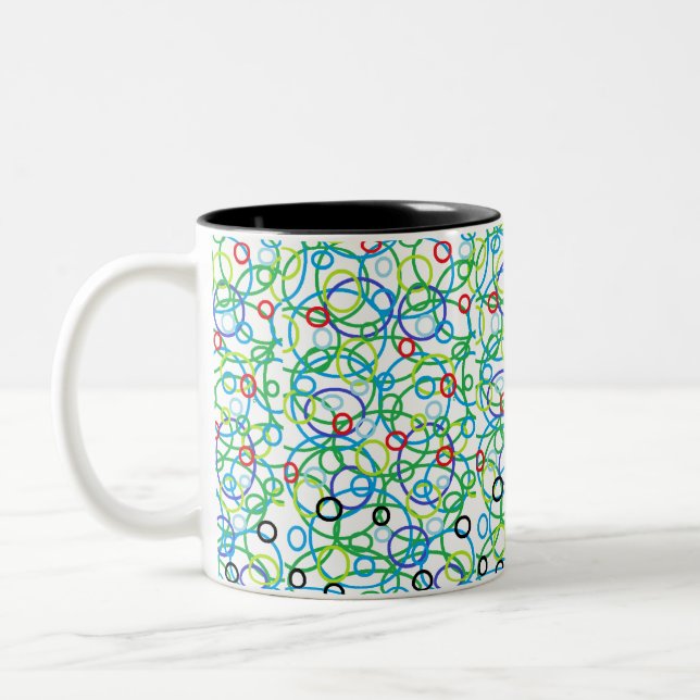 Du fick mig att gå runt i cirklar Kaffemugge Kopp (Vänster)