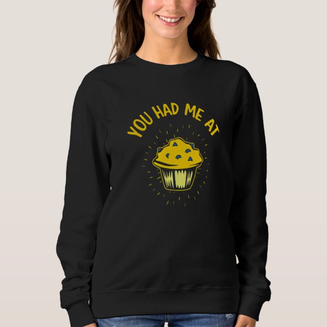 Du Fick Mig Med Blåbärsmuffins  Blåbär T Shirt (Framsida)