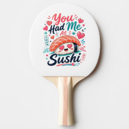 Du Fick Mig Med Sushi – Söt Kawaii Nigiri Pingisracket