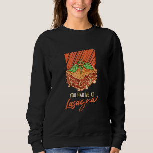 Du Fick Mig Vid Lasagne Pasta Spaghetti Bolognese T Shirt