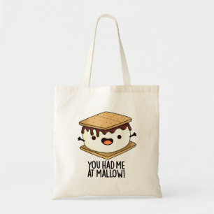 Du Fick Mig Vid Mallow Rolig Smore Pannkaka Skämt Tygkasse