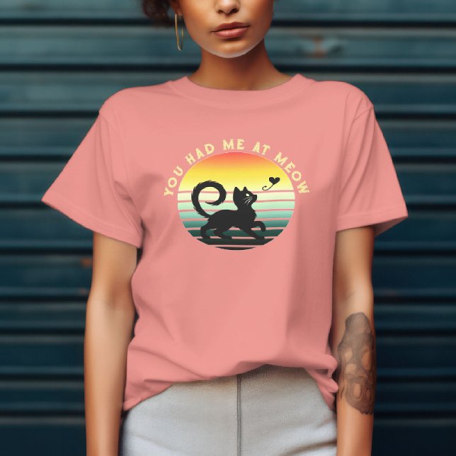 Du Fick Mig Vid Meow Söt Katt  T Shirt (Skapare uppladdad)