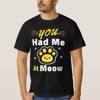 Du Fick Mig Vid Meow – Söt Kawaii Kattpote Tröja f