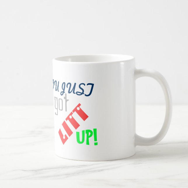 Du fick precis upp Litt! Kaffemugg (Höger)