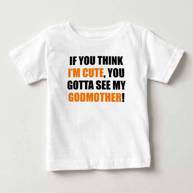Du fick se min gudmor t-shirt (Framsida)