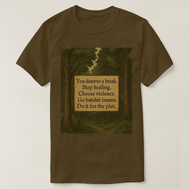 DU FÖR TJÄNAR EN PAUS T SHIRT (Design framsida)